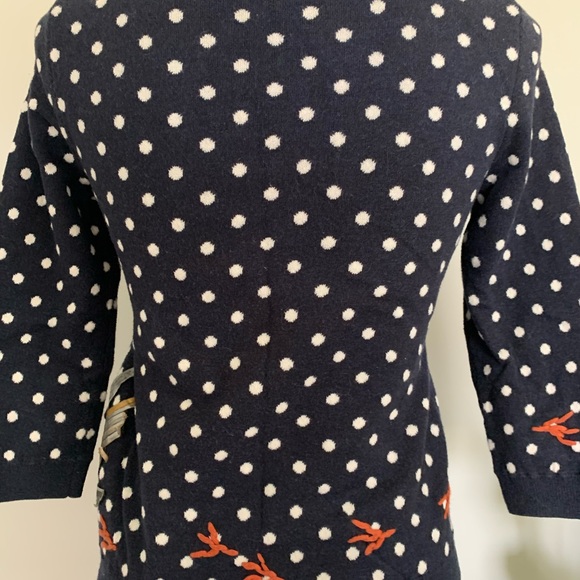 Anthropology Charlie & Rose cardigan size medium with birds EUC 🌼 - Picture 6 of 10
